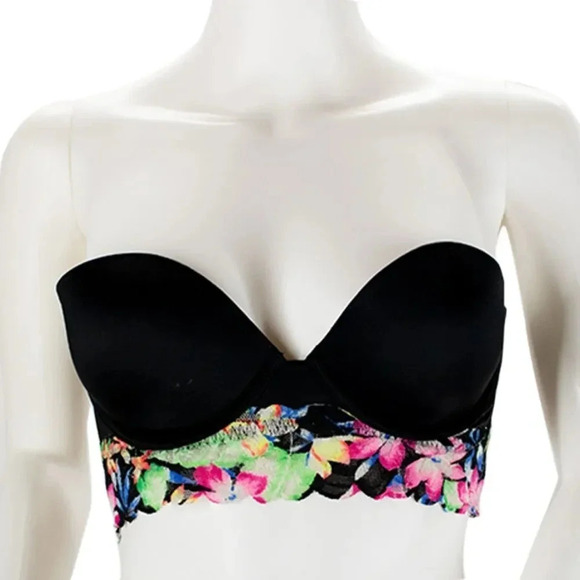 PINK Victoria's Secret Other - Victoria's Secret PINK Black Floral Bandeau